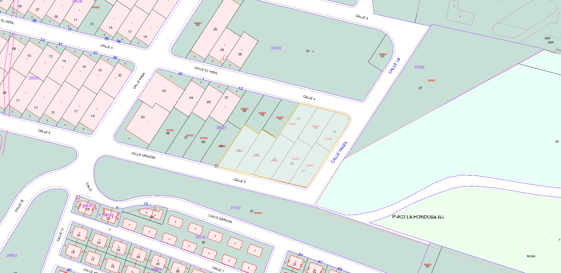 catastro solares la hondura
